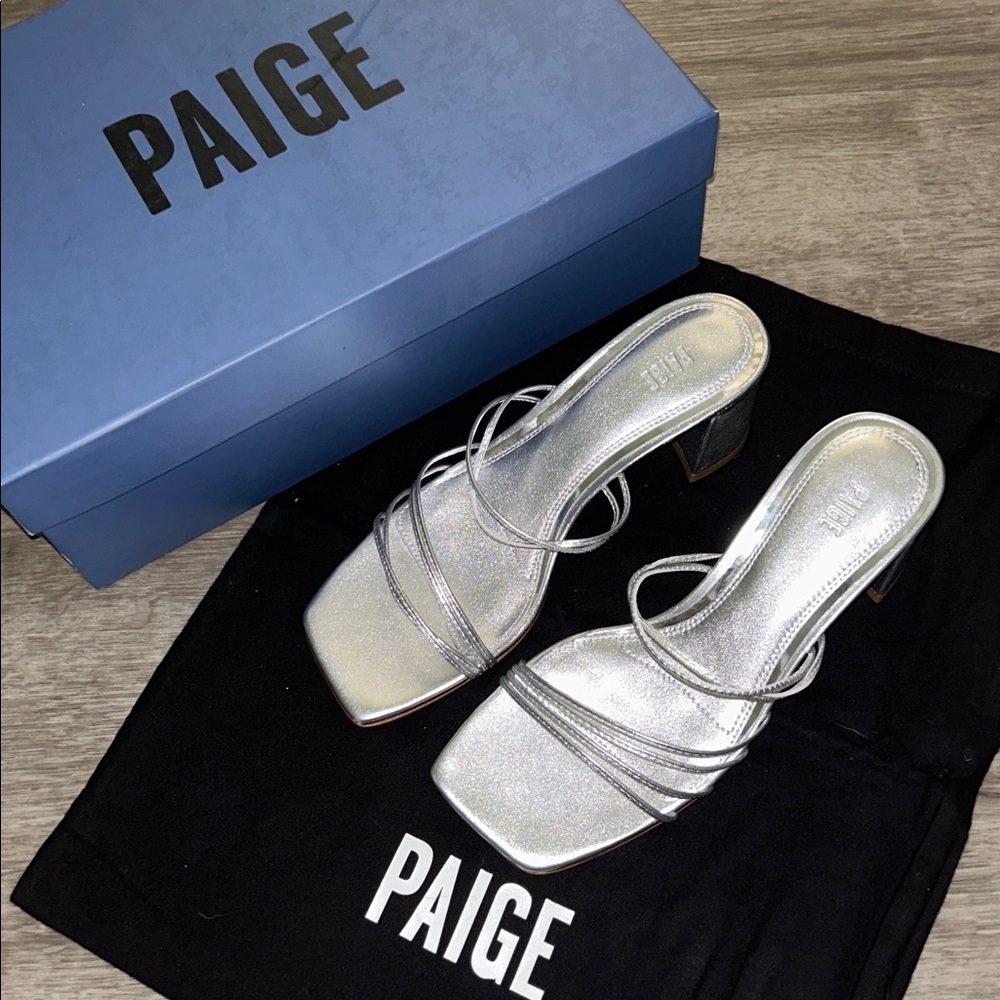 ❤️‍🔥Firm Price❤️‍🔥 Paige Esme Sandal- Silver